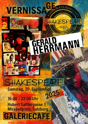 AUSSTELLUNG GALERIE SHAKESPEARE SALZBURG
